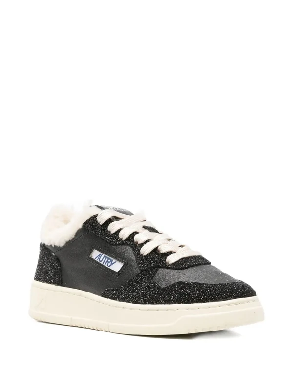 Autry Black Low Top Sneakers - Image 2