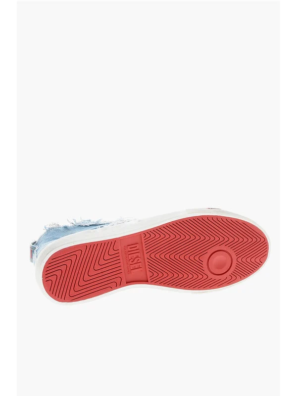 Diesel Blue High Top Sneakers - Image 5