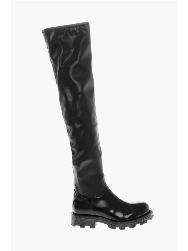 Diesel Black High Boots - Image 3