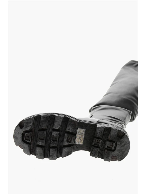 Diesel Black High Boots - Image 5