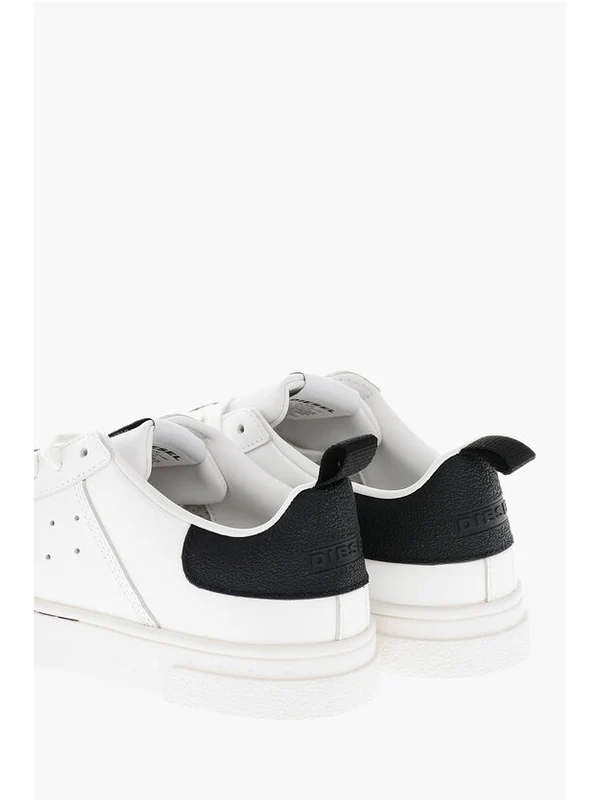 Diesel White Low Top Sneakers - Image 2