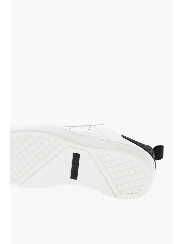 Diesel White Low Top Sneakers - Image 5