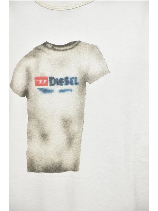 Diesel White Half Sleeve - Image 3
