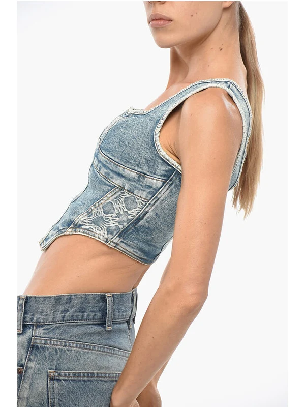 Amiri Blue Sleeveless - Image 2