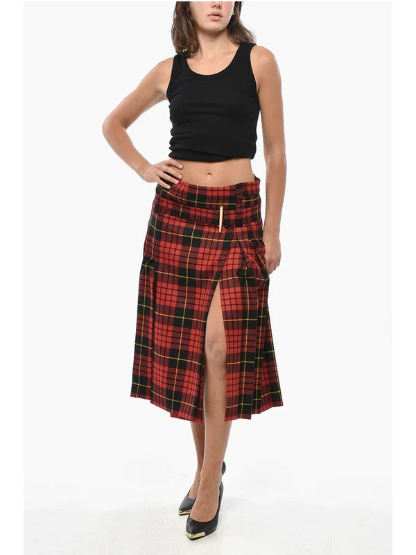 Alexander Mcqueen Red Skirts - Image 4