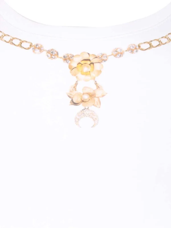 Marine Serre White Half Sleeve - Image 4