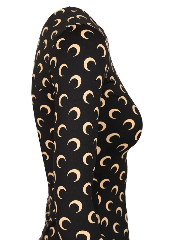 Marine Serre Black Long Sleeve - Image 3