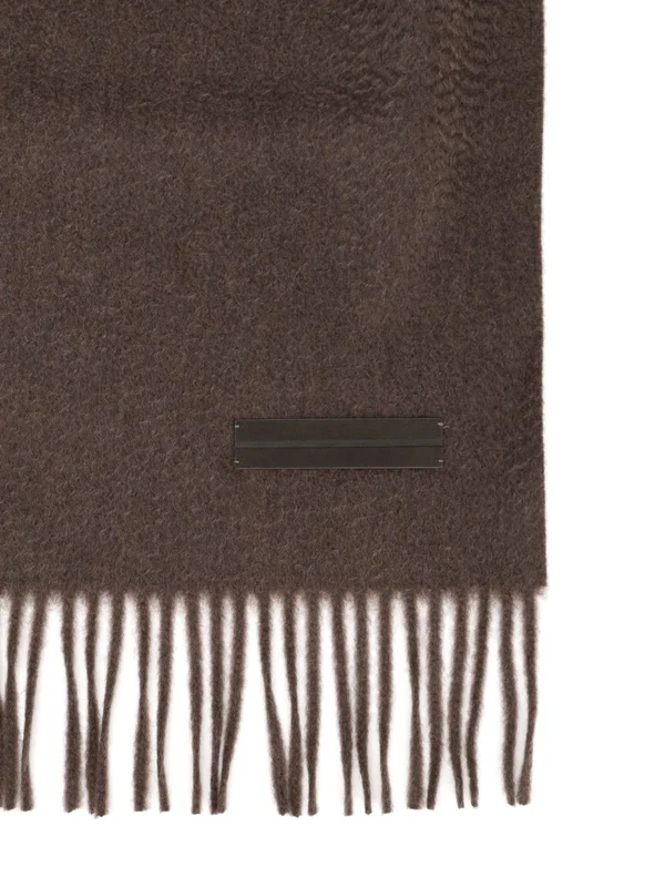 Ermenegildo Zegna Brown Other Fabric Mufflers - Image 2