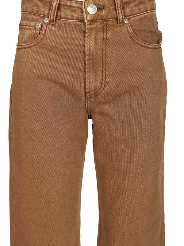 Ami Brown Denim Pants - Image 4