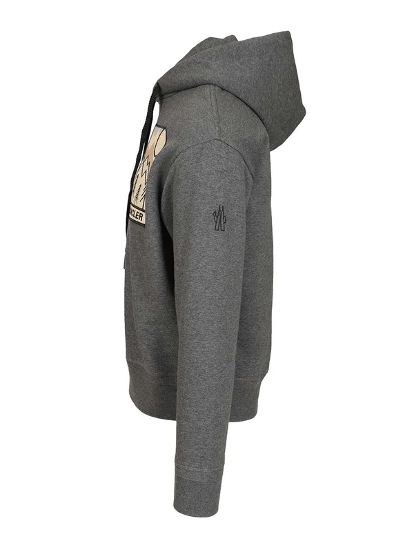 Moncler Grey Hoodies - Image 3