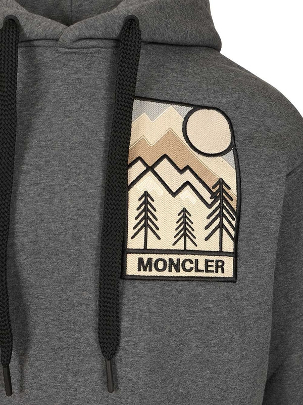 Moncler Grey Hoodies - Image 4