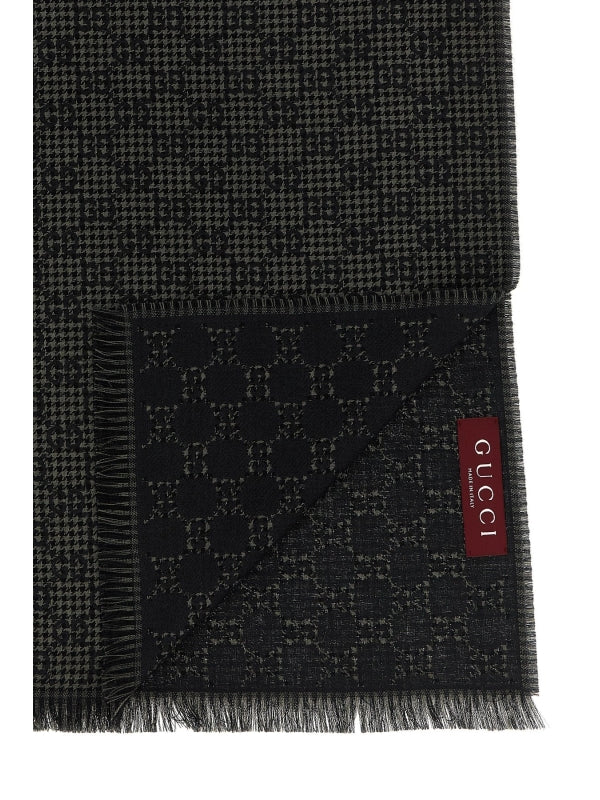 Gucci Black Wool Mufflers - Image 3