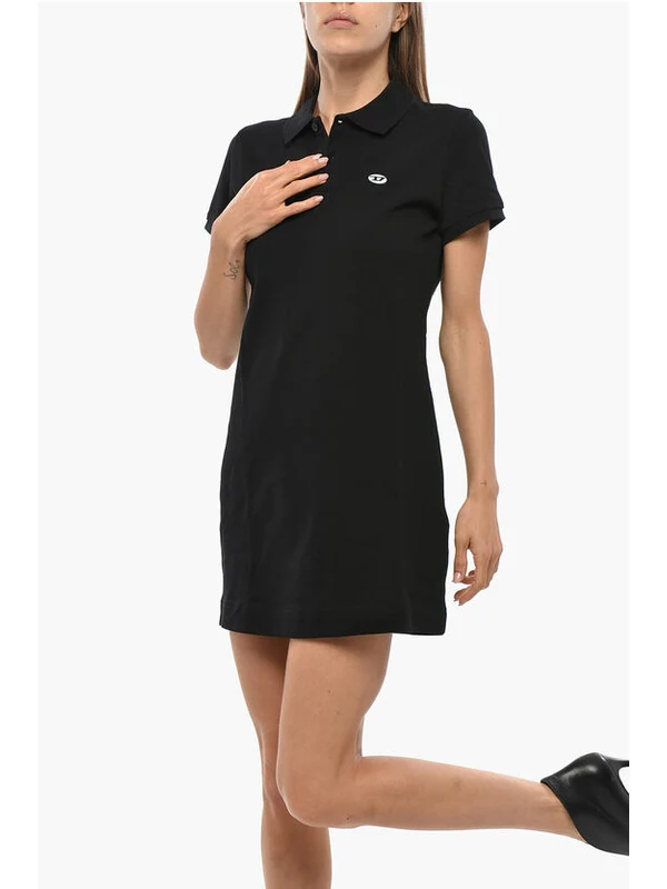 Diesel Black Mini Dress - Image 4