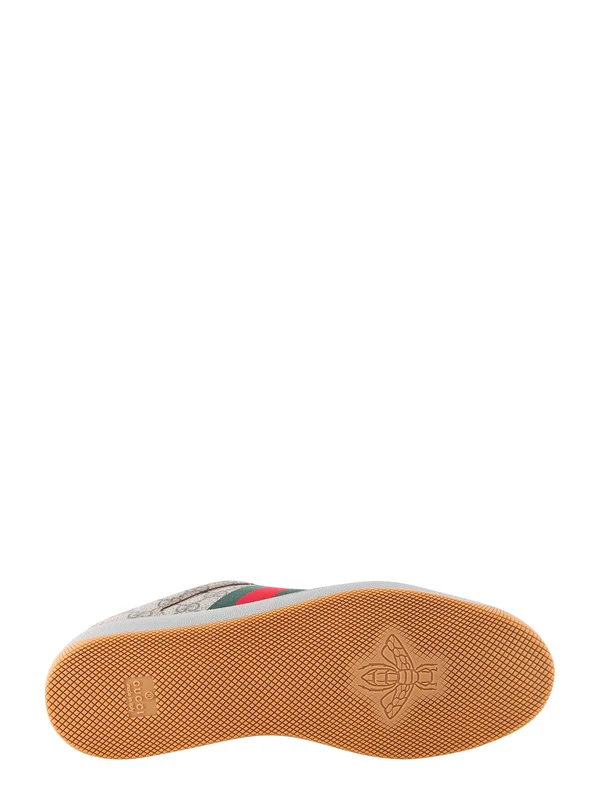 Gucci Beige Low Top Sneakers - Image 4