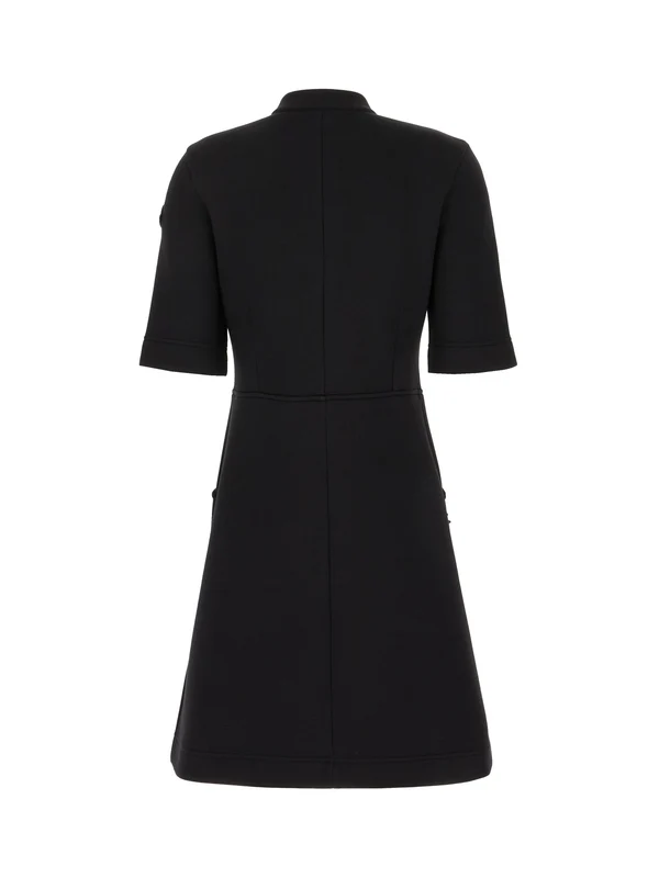 Moncler Black Midi Dress - Image 2