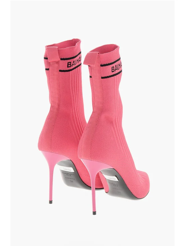 Balmain Pink Ankle Boots - Image 2
