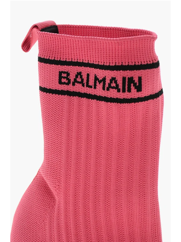 Balmain Pink Ankle Boots - Image 4