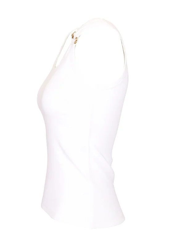 Versace White Sleeveless - Image 3
