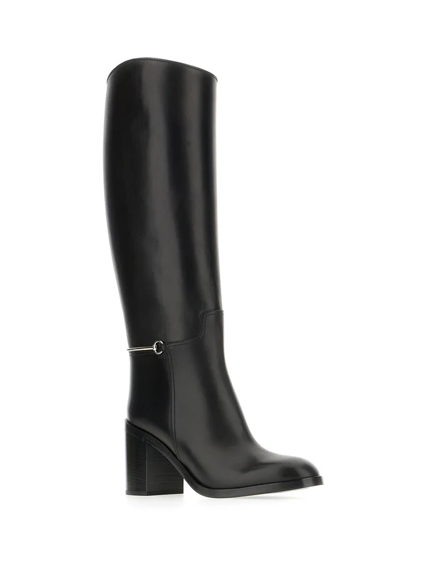 Gucci Black High Boots - Image 2
