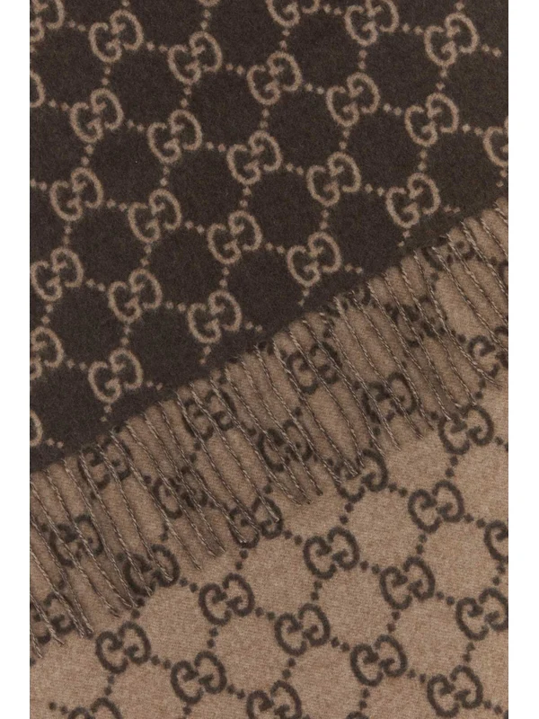 Gucci Brown Wool Mufflers - Image 2
