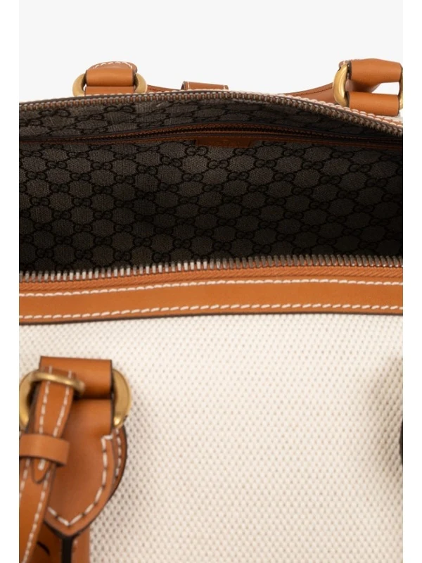 Gucci Beige Boston Bags - Image 4