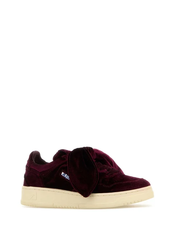 Autry Burgundy Low Top Sneakers - Image 2