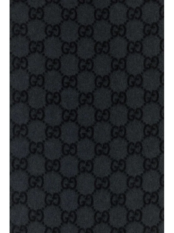 Gucci Grey Wool Mufflers - Image 3