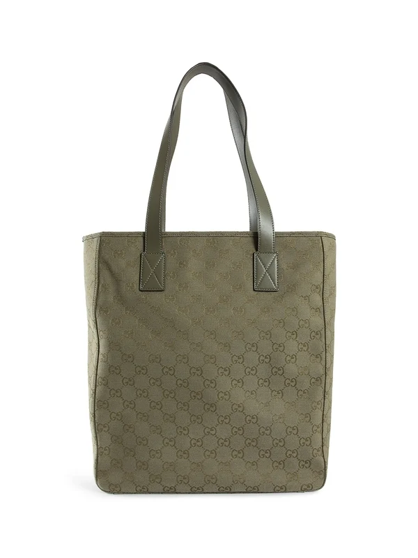 Gucci Gg Medium Green Tote Bags - Image 2