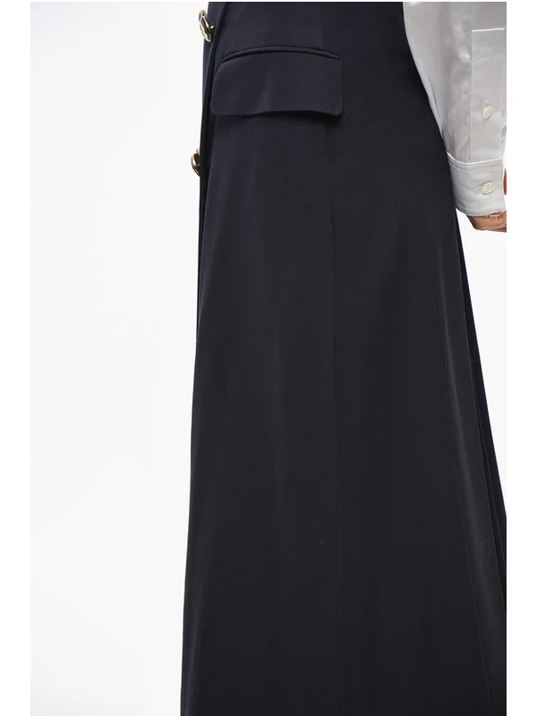 Alexander Mcqueen Navy Skirts - Image 2