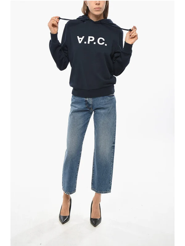 A.P.C. Navy Hoodies - Image 4