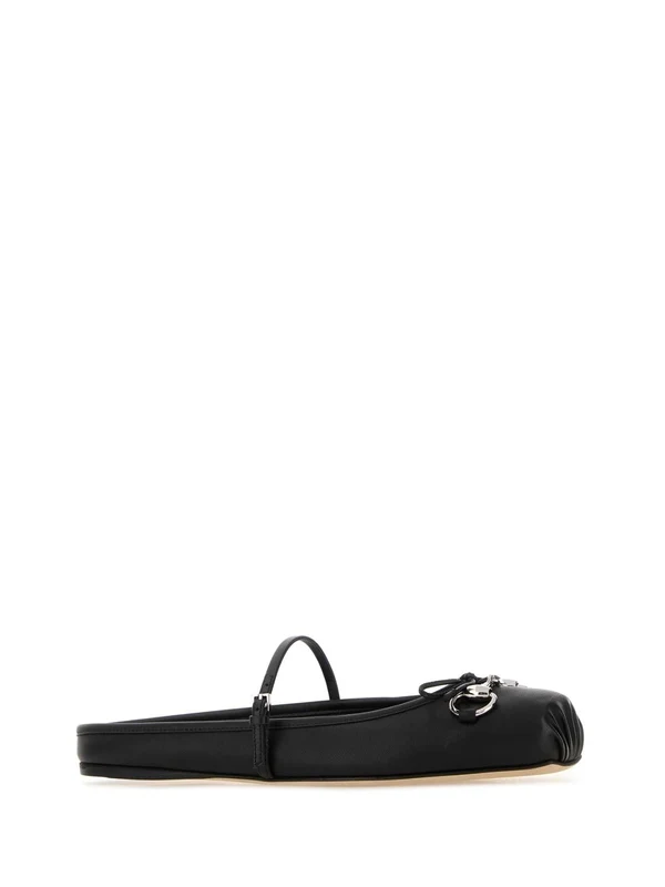 Gucci Black Flat Shoes - Image 2