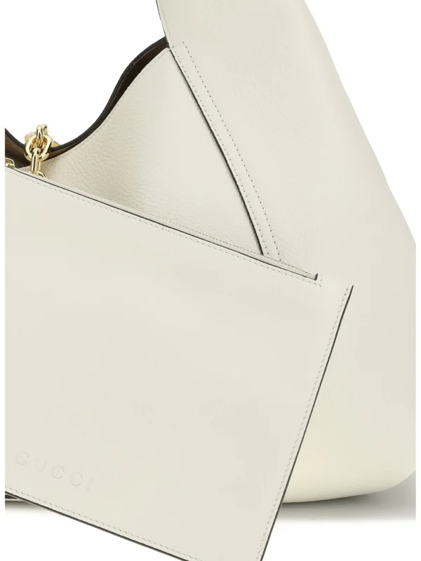 Gucci Softbit Maxi White Tote Bags - Image 4