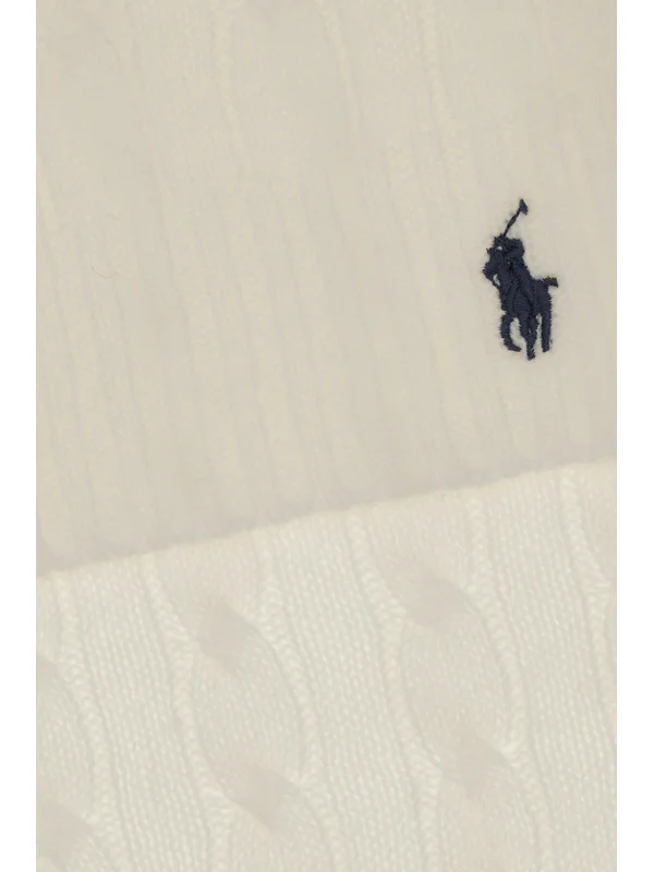 Polo Ralph Lauren Ivory Wool Mufflers - Image 2