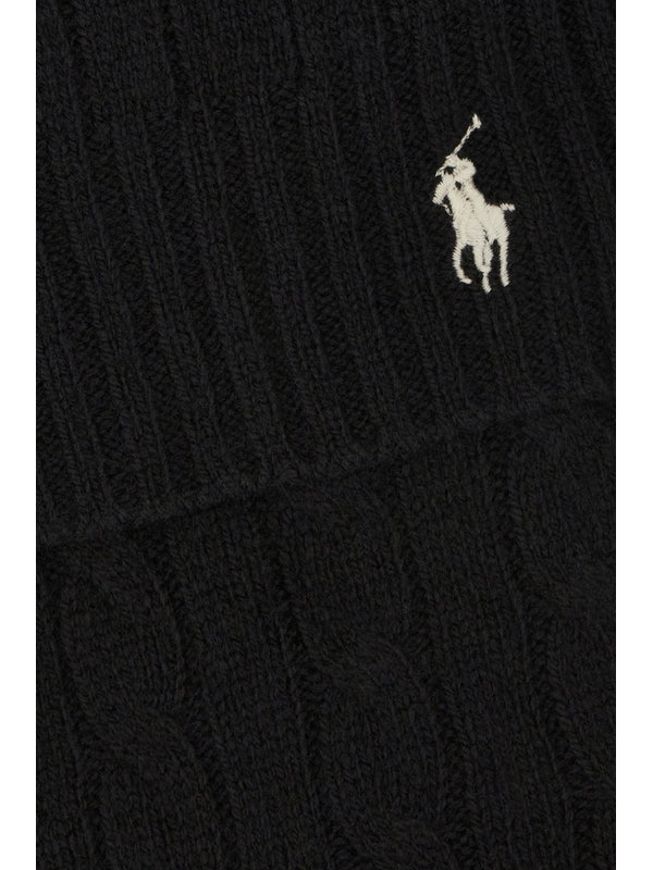 Polo Ralph Lauren Black Wool Mufflers - Image 2