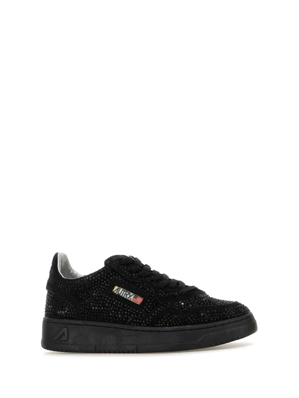 Autry Black Low Top Sneakers - Image 2