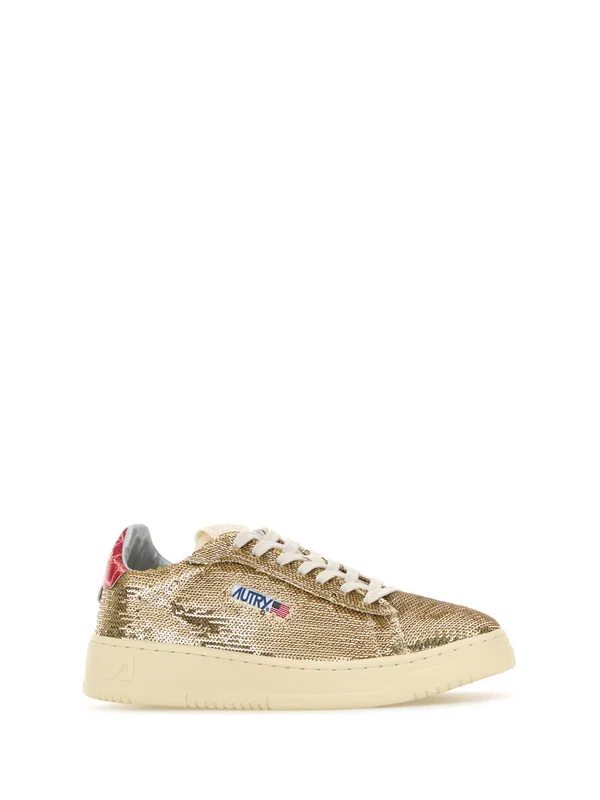 Autry Gold Low Top Sneakers - Image 2