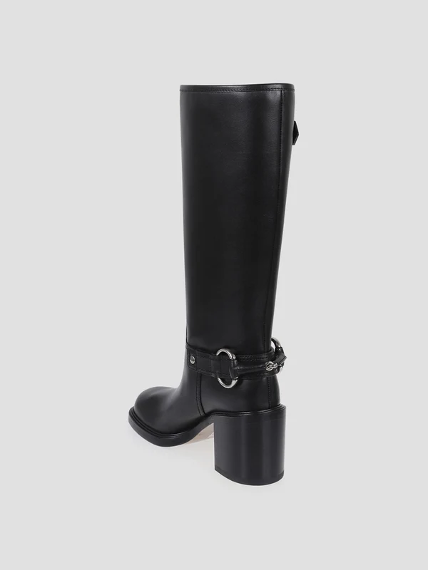 Gucci Black High Boots - Image 2