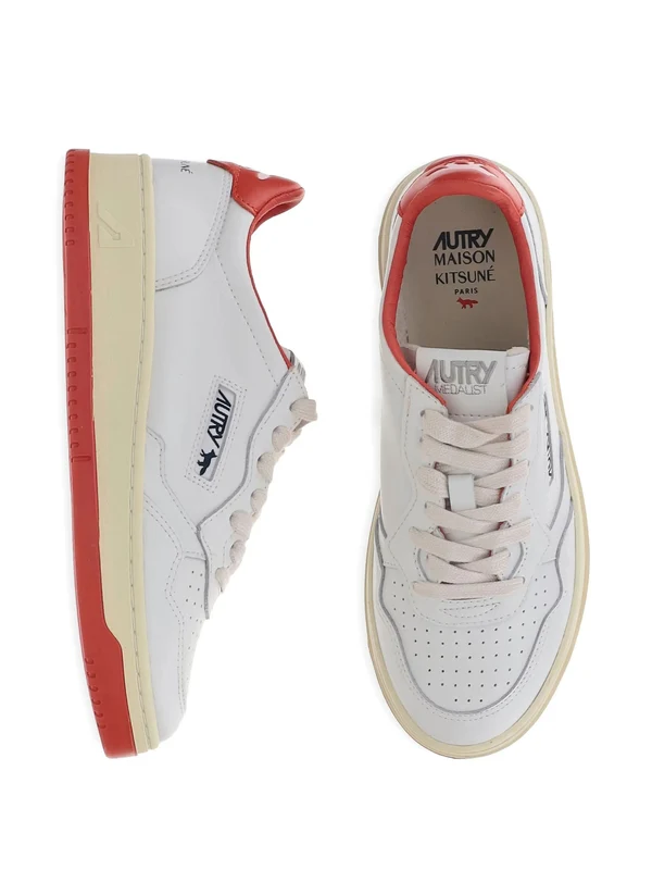 Autry White Low Top Sneakers - Image 3
