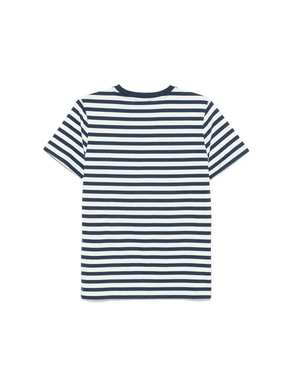 A.P.C. Blue Striped Half Sleeve - Image 2