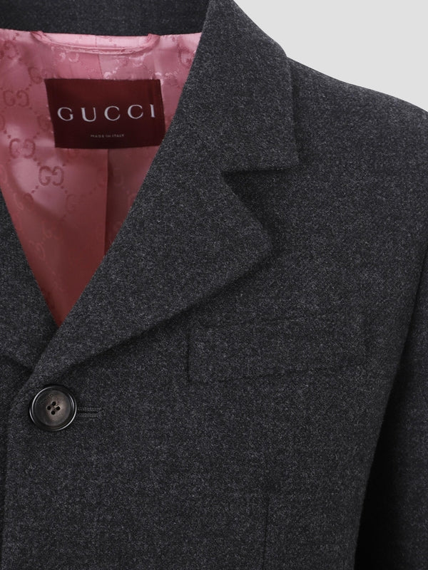 Gucci Grey Tailored Jackets - Image 3
