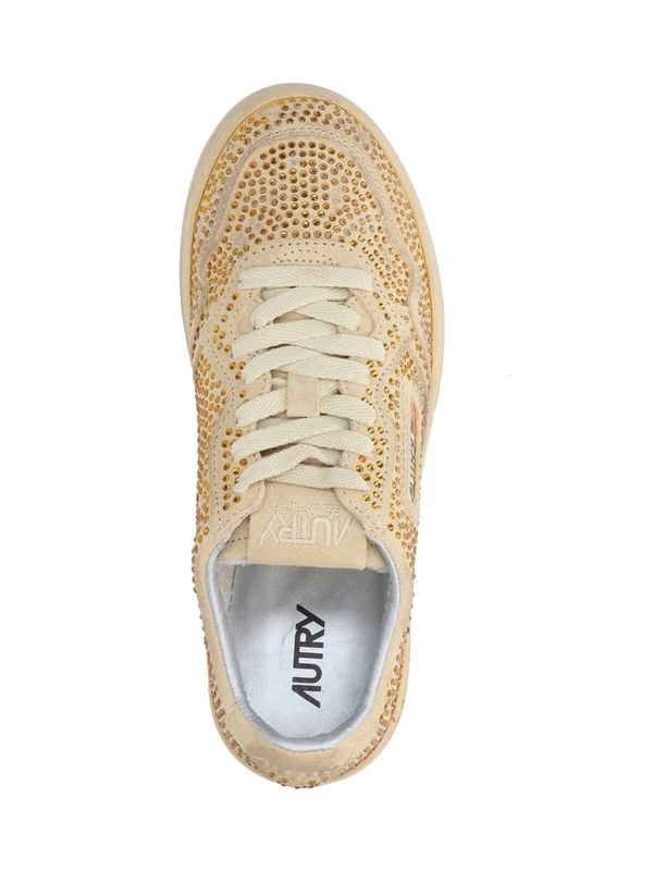 Autry Beige Low Top Sneakers - Image 5