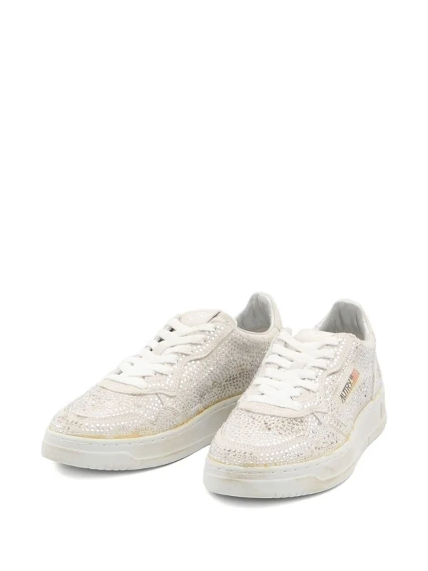 Autry White Low Top Sneakers - Image 3