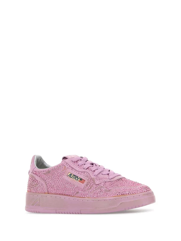 Autry Pink Low Top Sneakers - Image 2