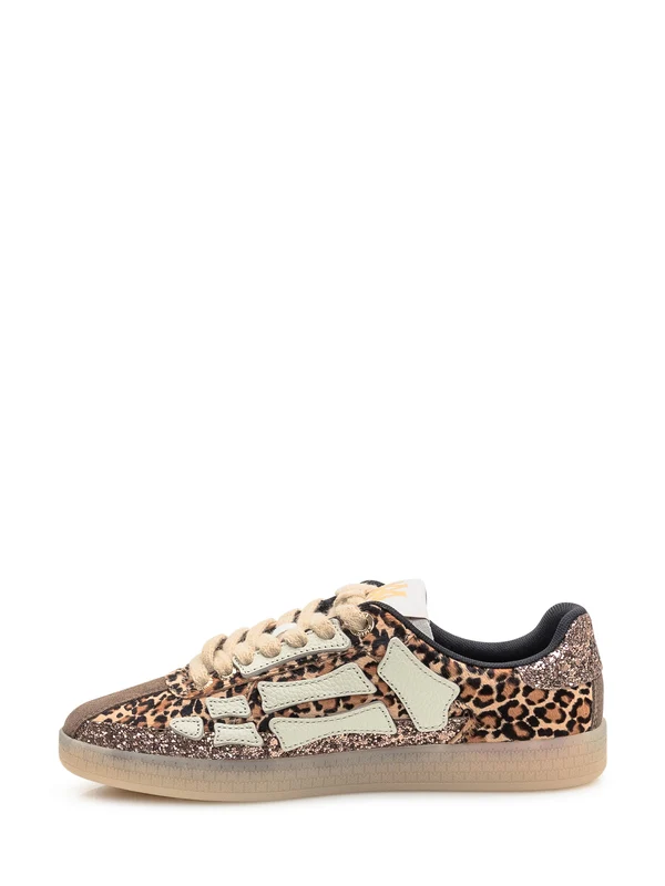 Amiri Brown Low Top Sneakers - Image 4