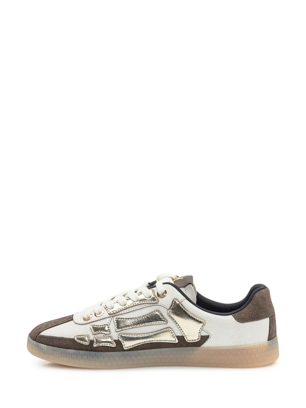 Amiri Brown Low Top Sneakers - Image 4