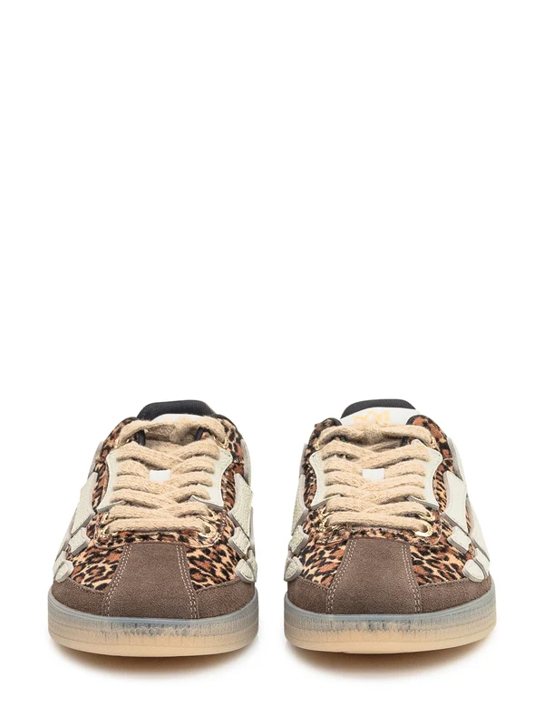 Amiri Brown Low Top Sneakers - Image 2