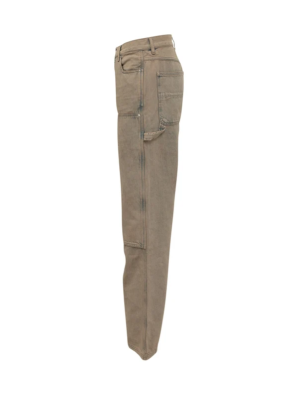 Amiri Beige Denim Pants - Image 4