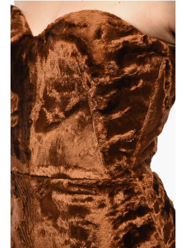Alexander Mcqueen Brown Mini Dress - Image 3