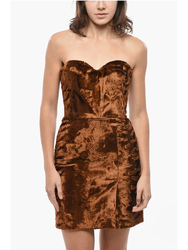 Alexander Mcqueen Brown Mini Dress - Image 4