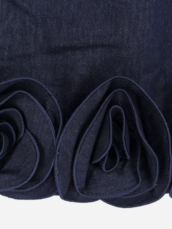 Self-Portrait Navy Mini Dress - Image 3